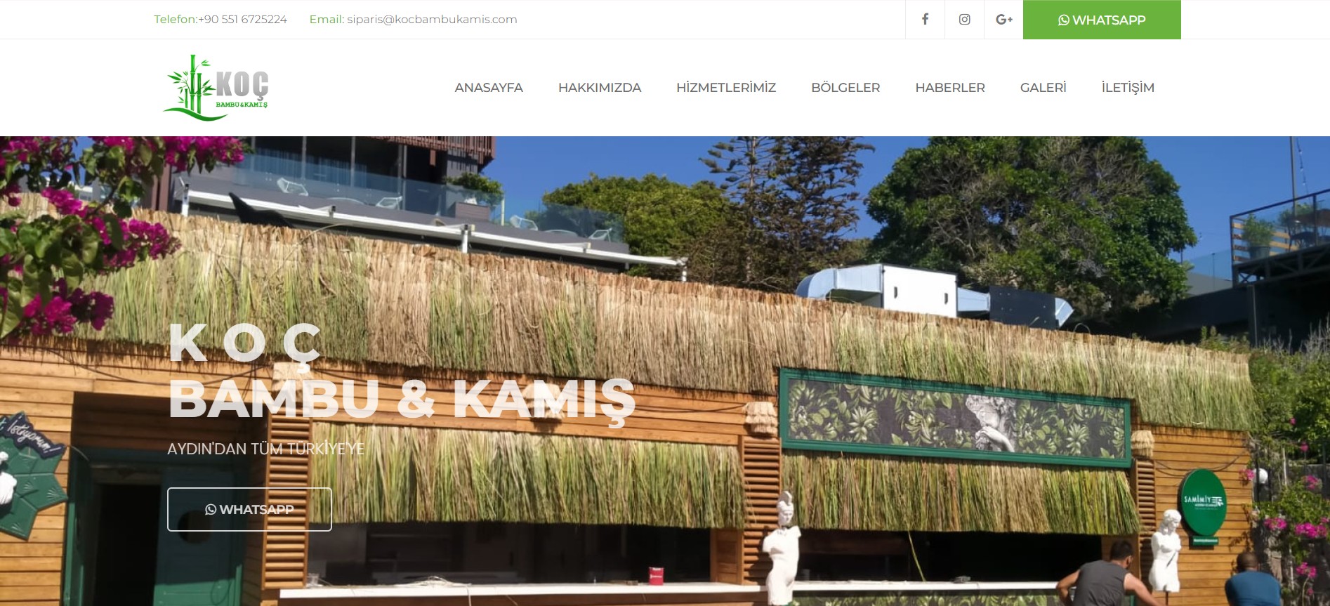 Koç Bambu Kamış Aydın