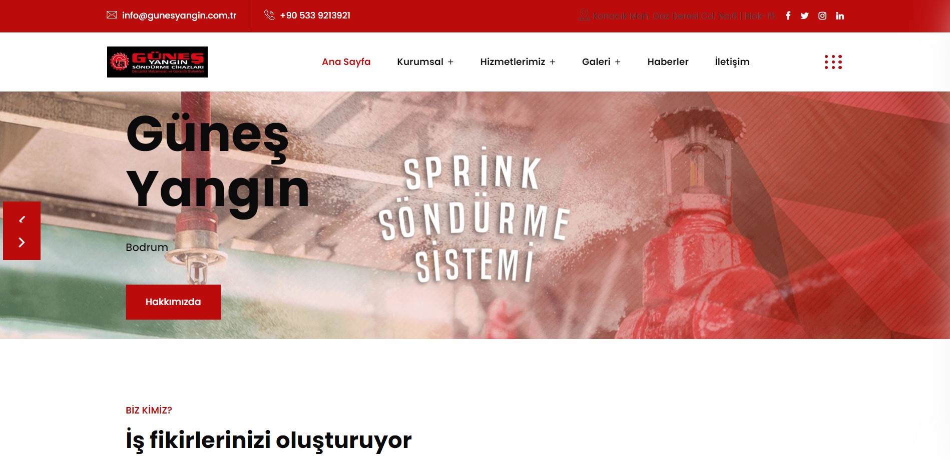 Güneş Yangın Bodrum