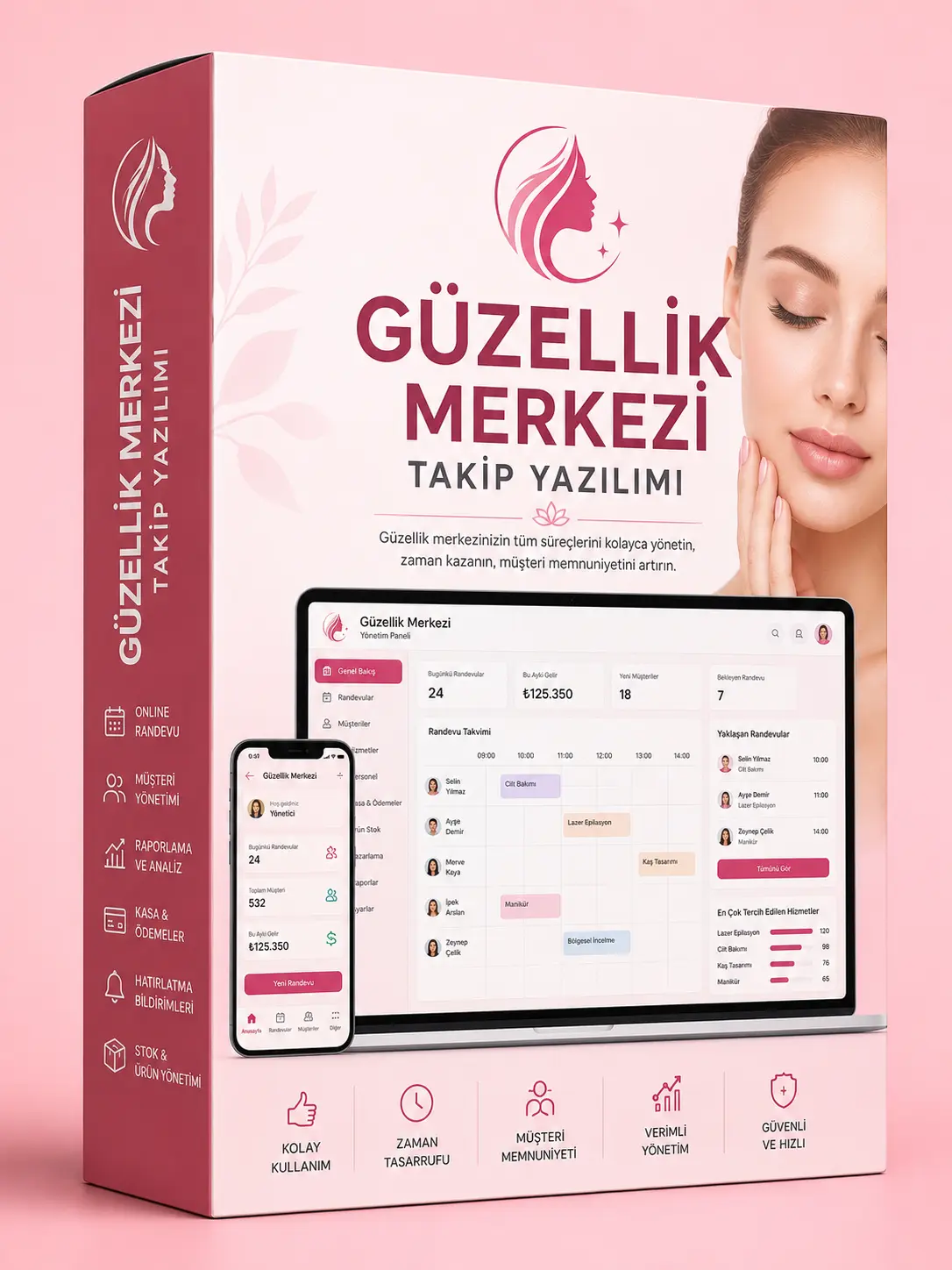 Güzellik Merkezi Takip Yazılımı