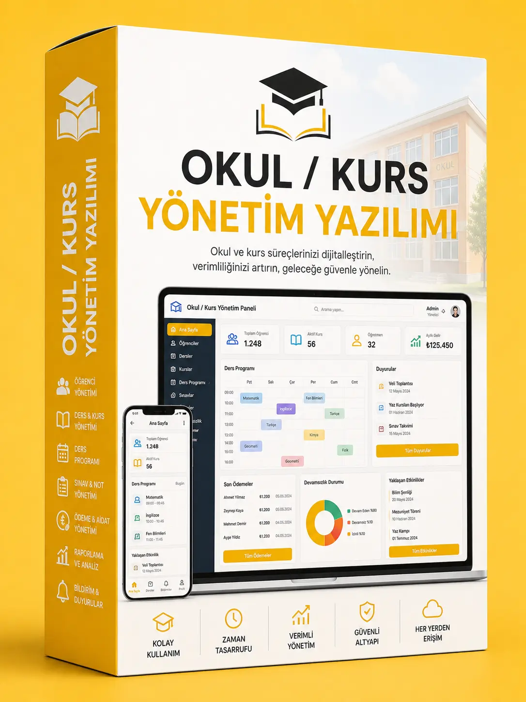 Okul / Kurs Yönetim Yazılımı