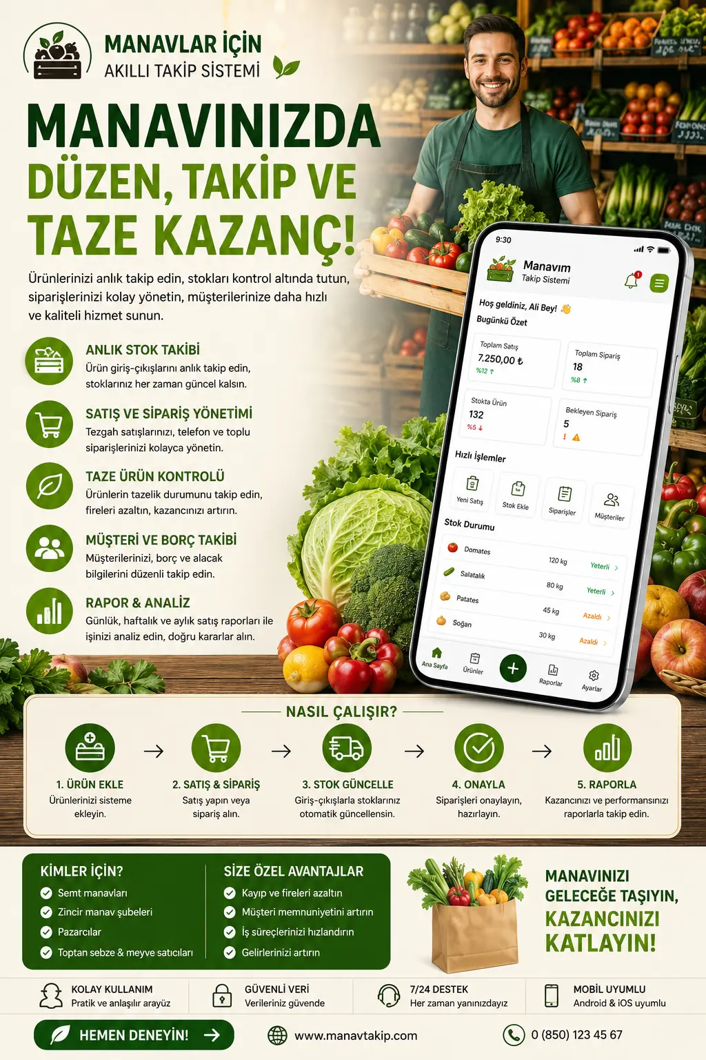 Manav Takip Yazılımı