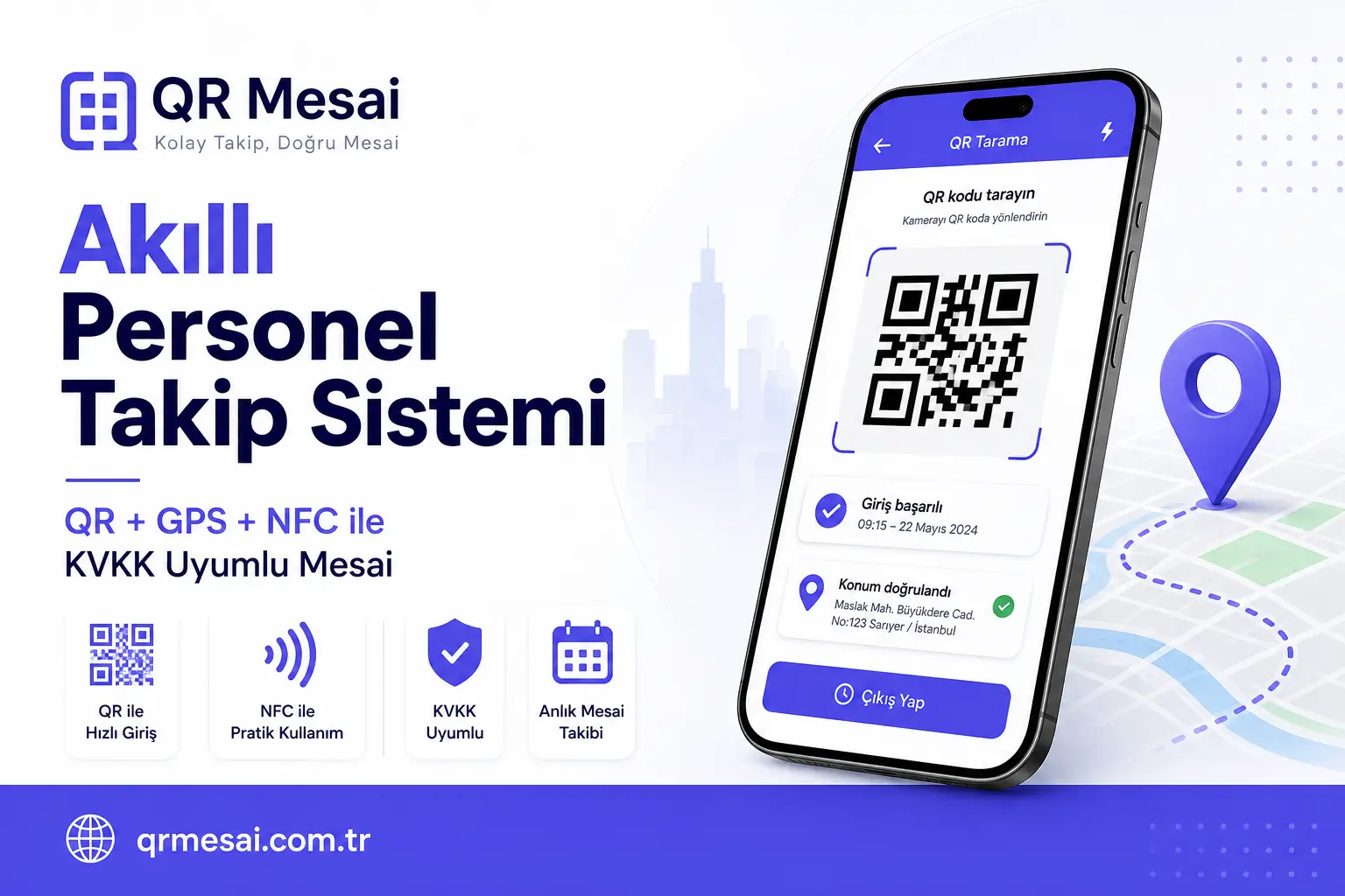 QR Mesai - Akıllı Zaman Yönetimi & Personel Takip Sistemi (PDKS)